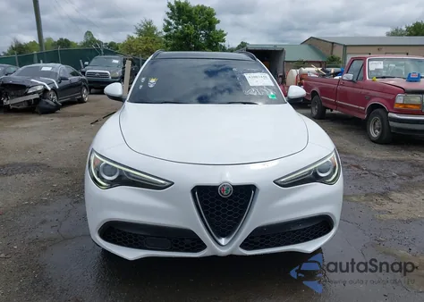 2018 Alfa Romeo Stelvio Ti Sport Awd from USA, damaged, VIN ZASFAKNN1J7B89944